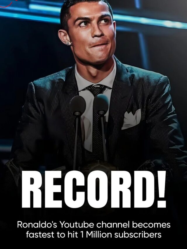 Cristiano Ronaldo’s YouTube Channel Launches and Breaks Records!