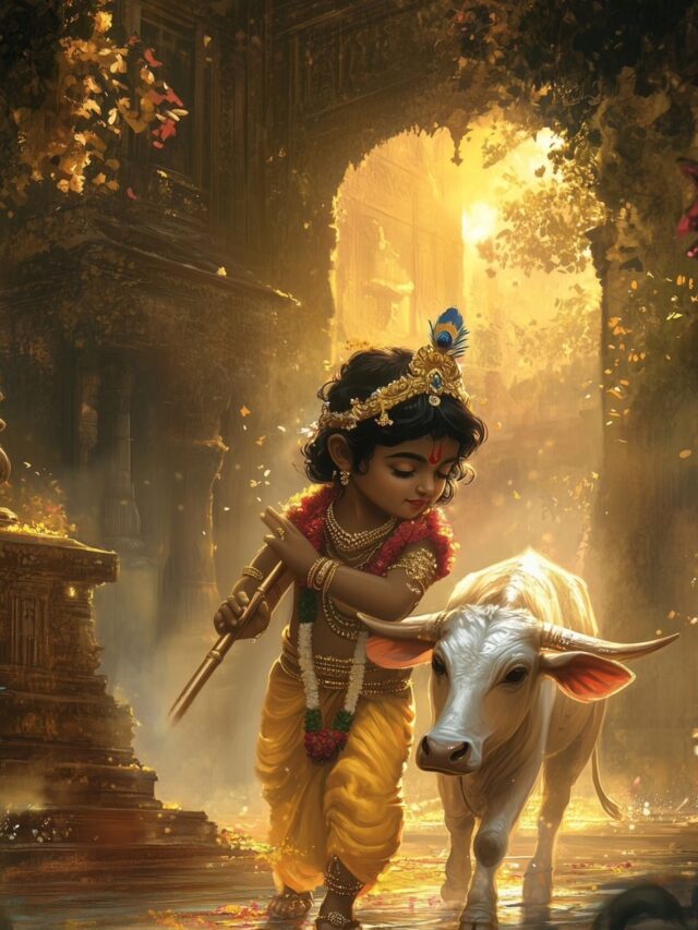 Scene of festivities as devotees celebrate Janmashtami.