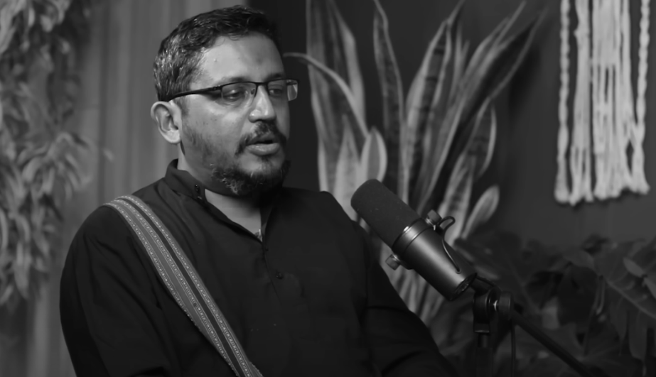 "Rajarshi Nandy, a spiritual guide and upasaka of Bhairava and Bhagwati, blends ancient Hindu Tantra practices with modern insights on spirituality."