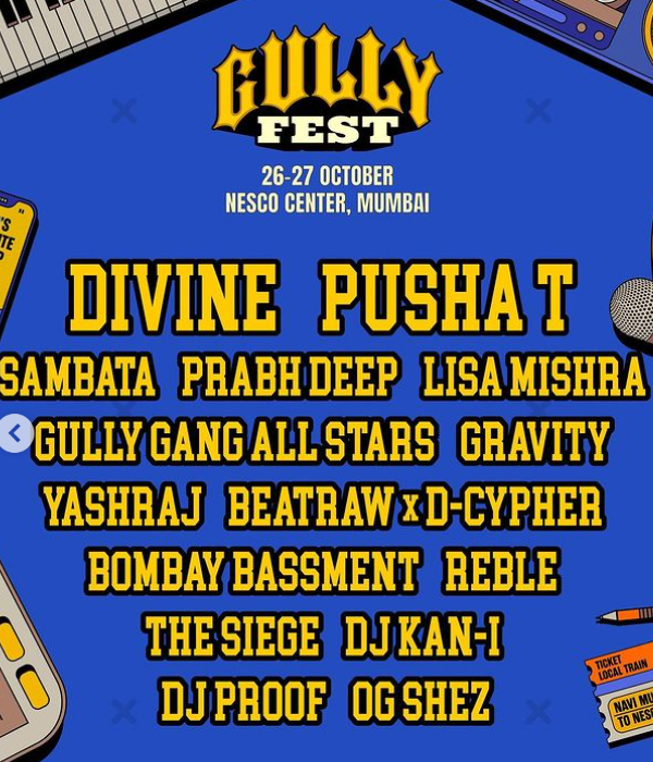 "Emotional message from Gully Gang marking the end of the early phase of Indian Hip-Hop and announcing Gully Fest 2024."