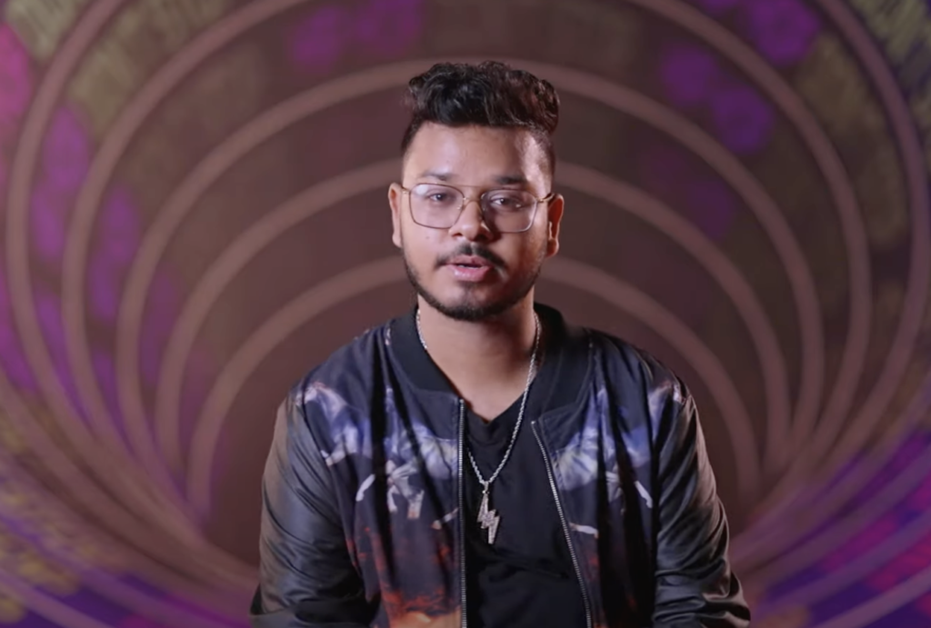 Volt Rapper on MTV Hustle 4 showcasing his unique rap style on stage