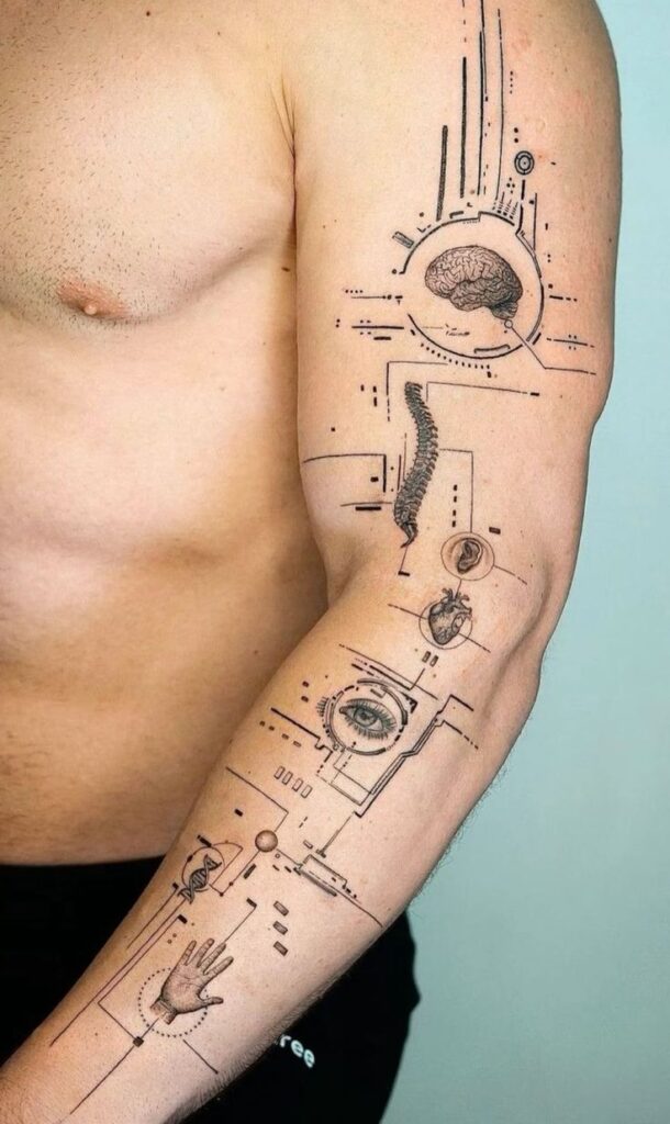 c. Nature and Eco-Inspired Designs
What it is: Tattoos featuring natural elements like plants, mountains, and wildlife.
Why it’s popular: As people become more eco-conscious, these tattoos reflect love and respect for the environment.