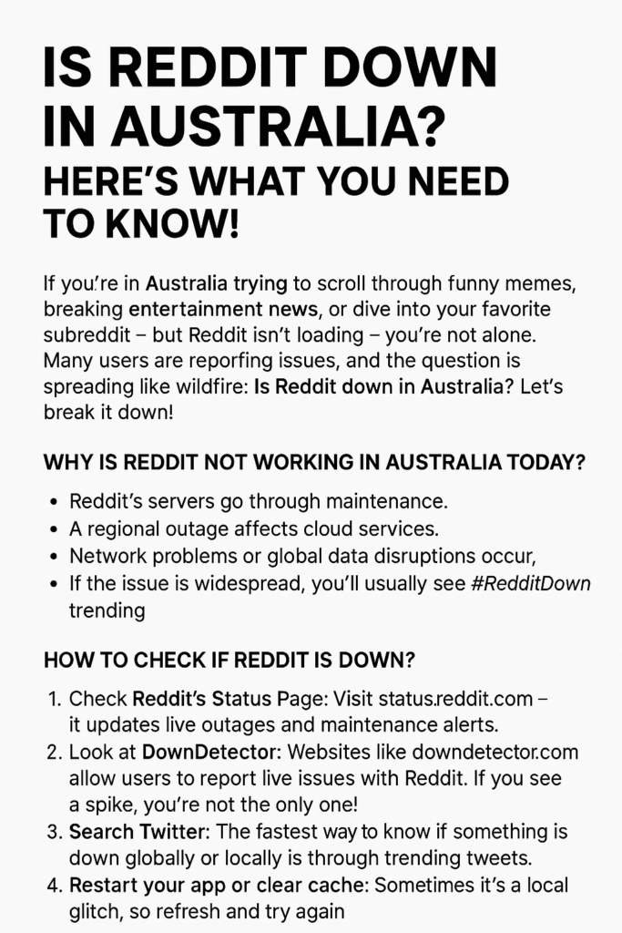 reddit down 2025