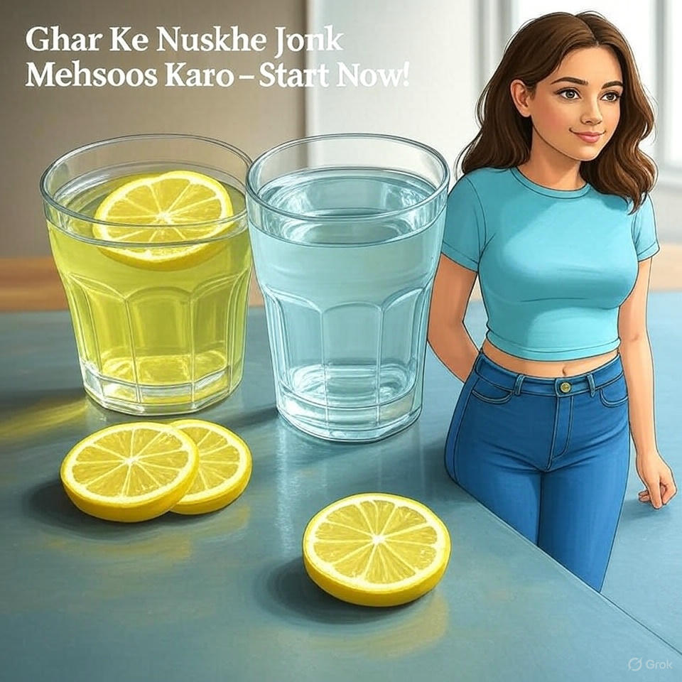 Before and after belly fat transformation of Indian man showing pet kam karne ke results in 15 days with home remedies

